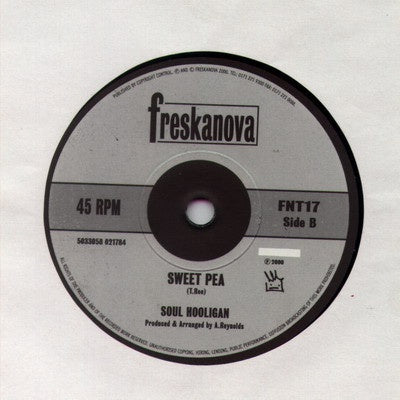 Soul Hooligan ‎– Psychedelic Soul / Sweet Pea - New 7" Single Record 2000 Freskanova UK Vinyl - Breakbeat / Electronic