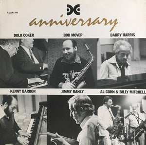 Dolo Coker, Bob Mover, Barry Harris, Kenny Barron, Jimmy Raney, Al Cohn, Billy Mitchell ‎– Anniversary - New Lp Record 1985 Xanadu USA Vinyl - Jazz / Bop - Shuga Records