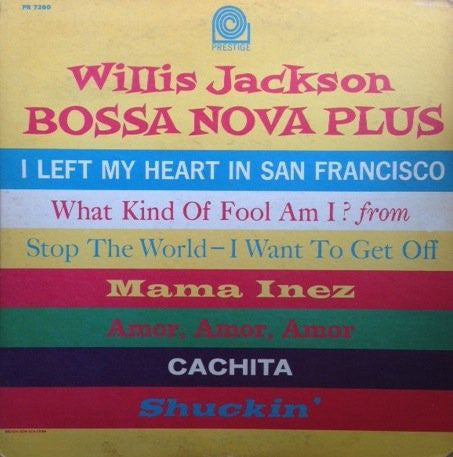 Willis Jackson ‎– Bossa Nova Plus VG- 1963 Prestige Mono LP USA - Jazz / Bossa Nova