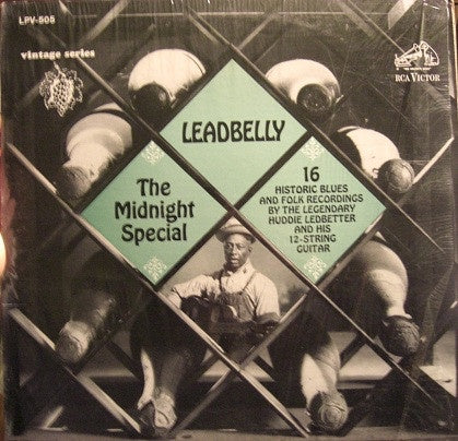 Leadbelly ‎– The Midnight Special - VG Lp Record 1964 Mono USA Vinyl - Blues / Country Blues