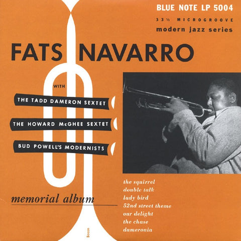 Fats Navarro ‎– Memorial Album - New Vinyl Record 2015 Blue Note '75th Anniversary Vinyl Initiative' Modern Jazz Series 10" Reissue Pressing - Jazz / Bop