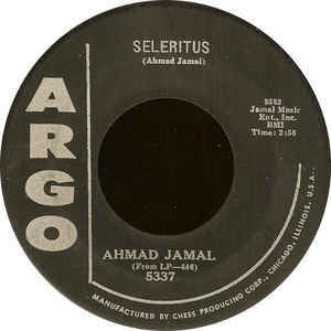 Ahmad Jamal - Seleritus / Tangerine VG - 7" Single 45RPM 1959 Argo USA - Jazz