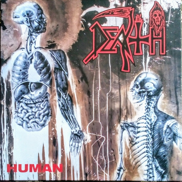 Death ‎– Human (1991) - New Lp Record 2020 Relapse USA Clear Vinyl with Pinwheels Splatter & Download - Technical Death Metal / Death Metal