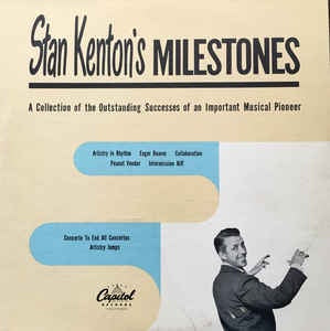 Stan Kenton ‎- Stan Kenton's Milestones - VG+ Mono 1950 USA - Jazz