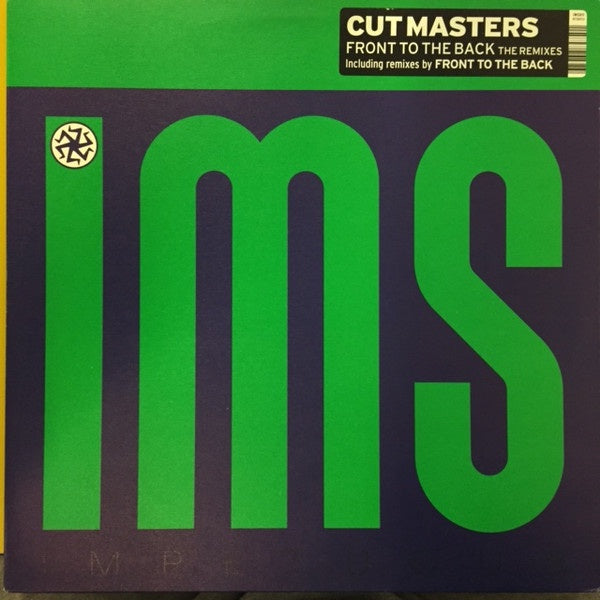 Cut Masters ‎– Front To The Back (The Remixes) - VG+ 12" Single Record 2001 Import Netherlands/Holland Original Vinyl - Hard House - Shuga Records
