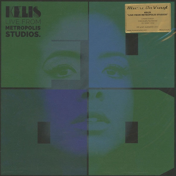 Kelis ‎– Live From Metropolis Studios - New LP Record 2015 Music On Vinyl Europe Import Green 180 gram Vinyl & Numbered - Soul / Afrobeat / R&B - Shuga Records