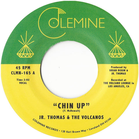 Jr. Thomas & The Volcanos ‎– Chin Up / Spellbound - New 7" Vinyl 2018 Colemine 45 rpm Black Vinyl Pressing - Reggae / Rocksteady