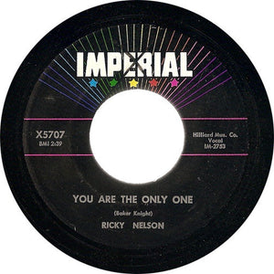 Ricky Nelson ‎– You Are The Only One / Milk Cow Blues - 7" Single 45rpm Mint- 1960 Imperial USA - Rock - Shuga Records