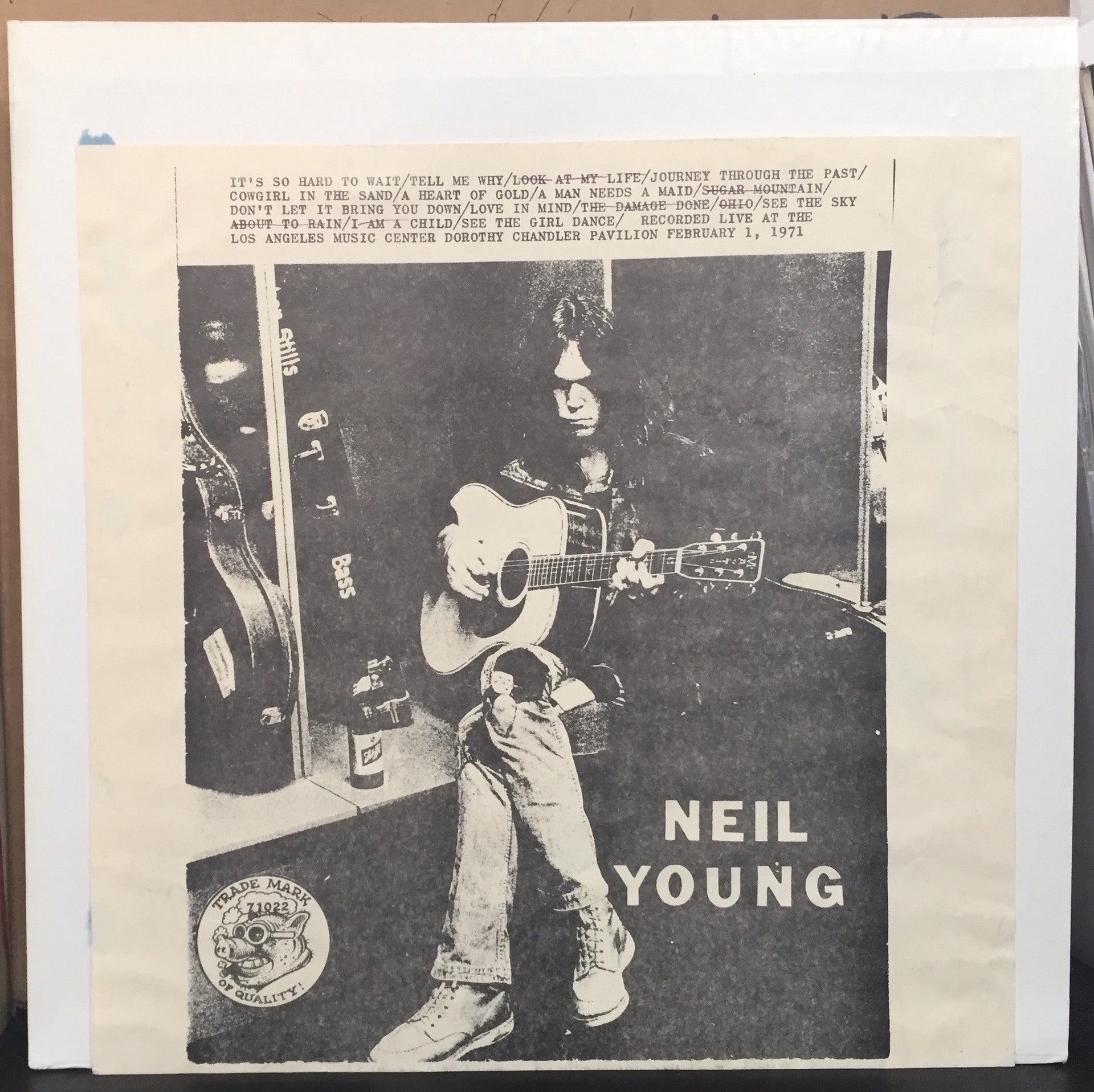 Neil Young ‎– Coming Home - Live at Scope Norfolk Virginia 28 and 29/1/73 - VG+ 1971 Stereo USA TMOQ TMQ - Rock - Shuga Records