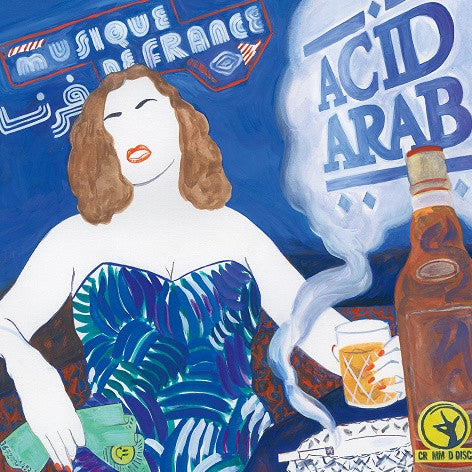 Acid Arab - Musique De France - New Vinyl 2016 Crammed Discs 2-LP + Download - EDM / Experimental / World