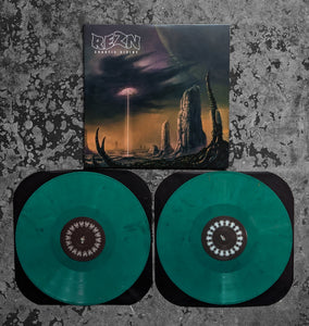 Rezn - Chaotic Divine - New 2 LP Record 2020 Self Released Turquoise Shimmer Vinyl - Chicago Doom Metal / Stoner Rock