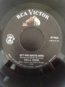 Della Reese ‎– Not One Minute More/You're My Love - VG+ 45rpm 1959 USA RCA Records - Pop