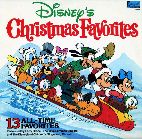 Larry Groce, The Mike Sammes Singers And The Disneyland Children's Sing-along Chorus ‎– Disney's Christmas Favorites VG+ 1979 Disneyland USA Pressing - Holiday / Children's