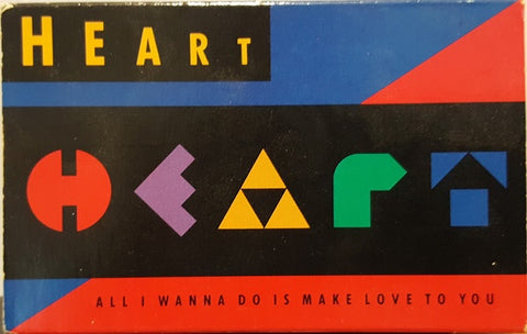 Heart – All I Wanna Do Is Make Love To You - Used Cassette Tape Capitol 1990 USA - Rock
