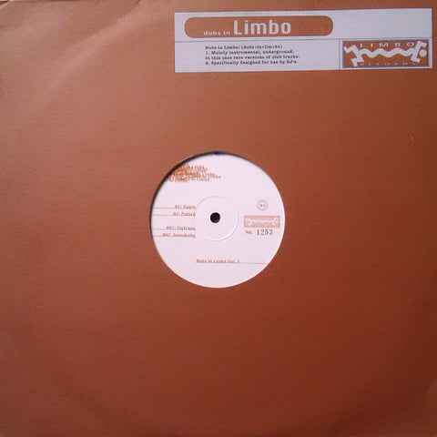 Various - Dubs In Limbo Vol. 1 Mint- - 12" Single 1997 Limbo UK 2LP - Trance