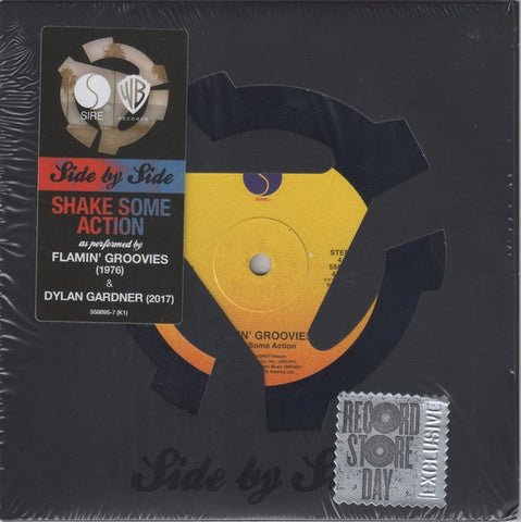 Flamin' Groovies / Dylan Gardner - Shake Some Action - New Vinyl Record 2017 Sire Record Store Day Side-By-Side 7" Single on Translucent Red/Blue Swirl Vinyl, LTD to 1500 - Pop / Rock