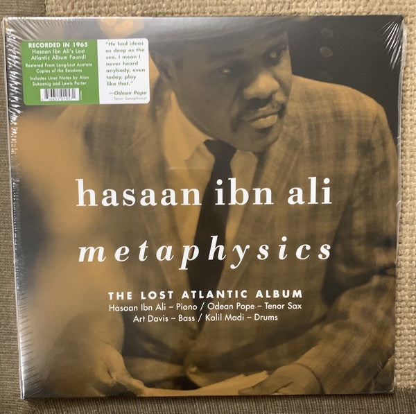 Hasaan Ibn Ali ‎– Metaphysics: The Lost Atlantic Album (1965) - New 2 LP Record 2021 Omnivore USA Vinyl & Numbered - Jazz / Hard Bop - Shuga Records