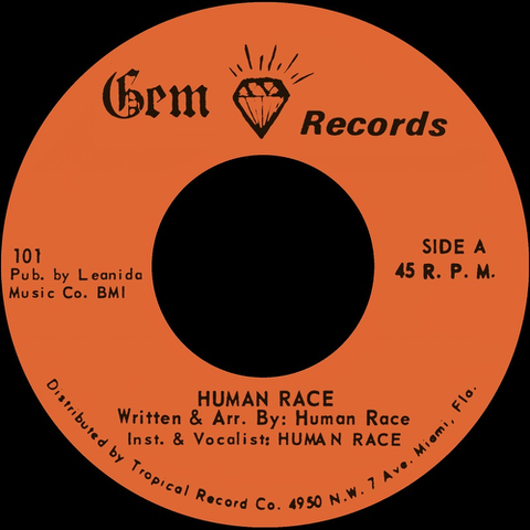 Human Race Human Race / Grey Boy (1960s) - New 7" Single Record Store Day UK 2020 Gem UK RSD Vinyl - Funk
