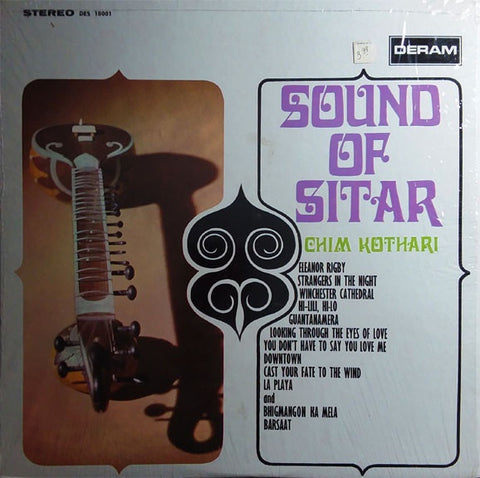 Chim Kothari ‎– Sound Of Sitar - Mint- Lp Record 1966 Deram USA Vinyl - World / Pop / Easy Listening