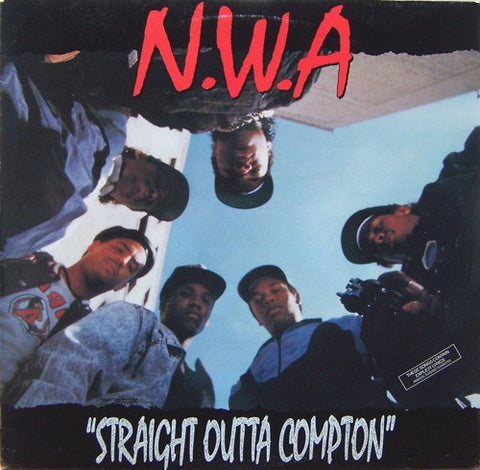 N.W.A ‎– Straight Outta Compton - VG+ Lp Record 1988 Ruthless/Priority USA Original Vinyl - Hip Hop