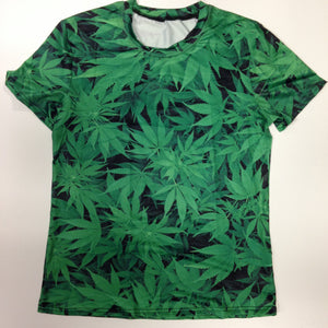 Weed or Marijuana - 88% Polyester / 12% Spandex Blend T-Shirt