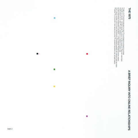 The 1975 - A Brief Inquiry Into Online Relationships - New 2 Lp Record 2018 USA Indie Exclusive White Vinyl & Download - Synth-pop / Indie Rock