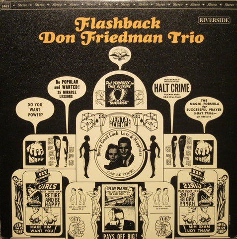 Don Friedman Trio ‎– Flashback (1963) - VG+ LP Record 1975 Riverside Japan Import Vinyl - Jazz / Post Bop