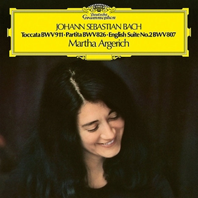 Martha Argerich - Johnann Sebastian Bach: Toccata BWV911; Partita BWV826; English Suite No.2BWV807 - New Lp 2019 Deutsche Grammophon 180gram Import - Classical - Shuga Records