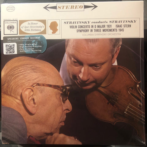 Isaac Stern, Stravinsky, Columbia Symphony Orchestra ‎– Stravinsky - Violin Concerto In D Major 1931 & Symphony In Three Movements 1945 (1962) - New Lp Record 2015 CBS Speakers Corner Europe Import 180 gram Vinyl - Classical