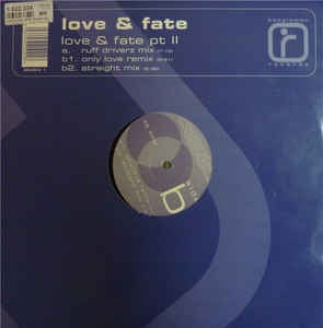 Love & Fate ‎– Love & Fate Pt II - Mint- 12" Single Record - 1998 UK Boogieman Vinyl - Trance