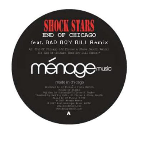 Shock Stars ‎– End Of Chicago - New 12" Single 2007 Ménage USA Vinyl - Chicago House