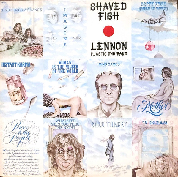 John Lennon / Plastic Ono Band - Shaved Fish (1975) - VG+ LP Record 1983 Capitol USA Vinyl - Classic Rock / Pop Rock - Shuga Records
