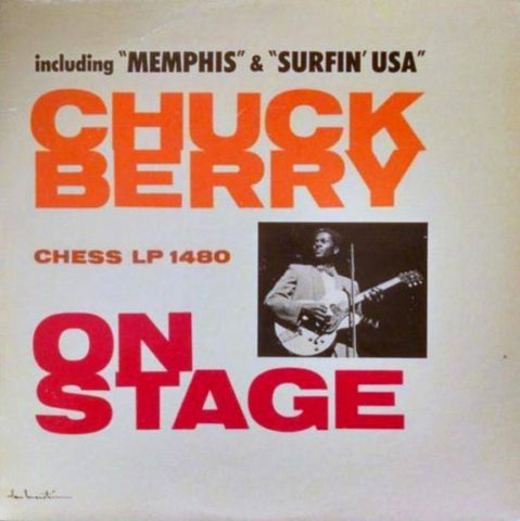 Chuck Berry ‎– Chuck Berry On Stage - VG LP Record 1963 Chess USA Mono Vinyl - Rock & Roll