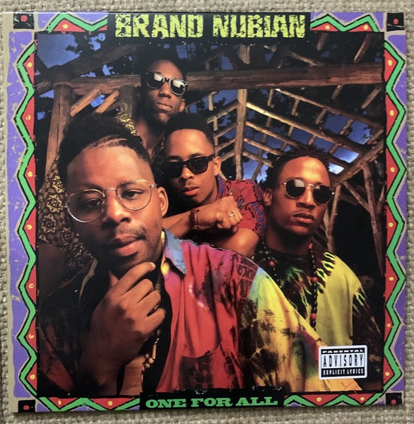 Brand Nubian ‎– One For All (1990) - New 2 LP Record 2020 Tommy Boy USA Indie Exclusive Neon Purple/Neon Green Vinyl & 7" - Hip Hop - Shuga Records