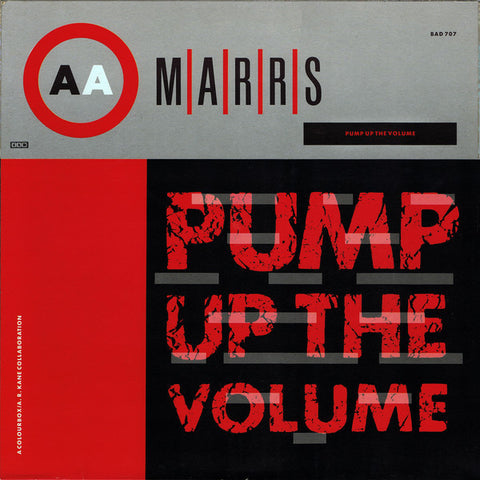 M|A|R|R|S - Pump Up The Volume - VG+ 12" Single Record 1987 USA - House
