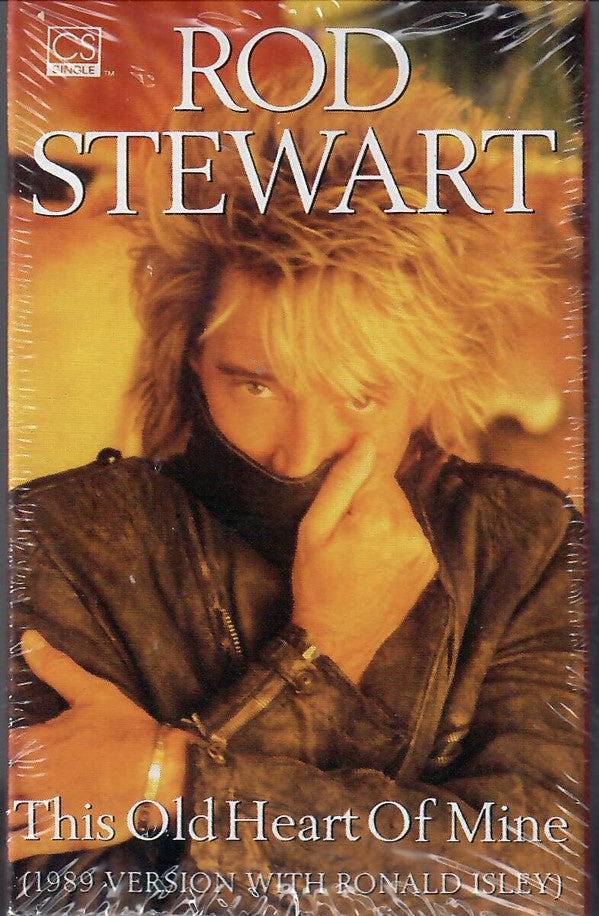 Rod Stewart With Ronald Isley – This Old Heart Of Mine (1989 Version) - Used Cassette Tape Warner 1989 USA - Rock / Pop