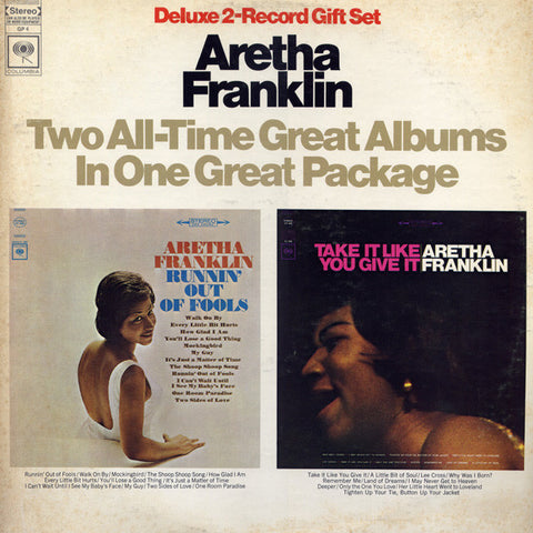 Aretha Franklin ‎– Runnin' Out Of Fools / Take It Like You Give It - VG+ 1969 Stereo 2 Lp Set USA - Soul