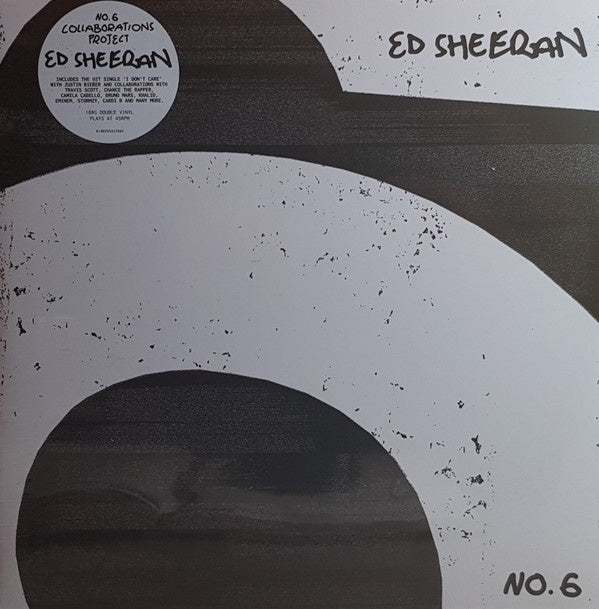 Ed Sheeran ‎– No.6 Collaborations Project - Mint- 2 LP Record 2019 Atlantic Europe Import 180 gram Vinyl - Pop / Rock / Hip Hop - Shuga Records