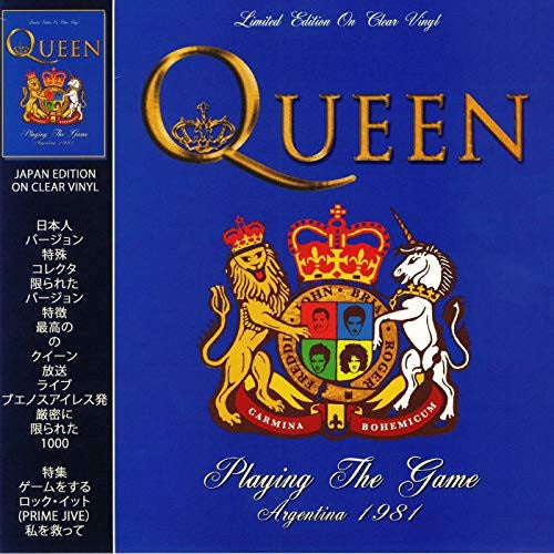Queen ‎– Playing The Game - Argentina 1981 - New Lp Record 2019 Coda Europe Import Clear Vinyl - Classic Rock - Shuga Records
