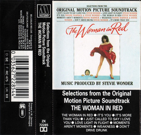 Various - (Selections From The Original Motion Picture Soundtrack) The Woman In Red - Used Cassette 1984 Motown USA - Soundtrack / Disco