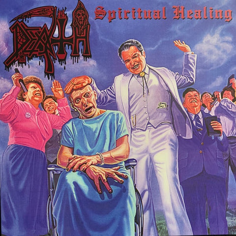 Death ‎– Spiritual Healing (1990) - New Lp Record 2020 Relapse USA Clear with Splatter Pinwheels & Download - Death Metal / Technical Death Metal