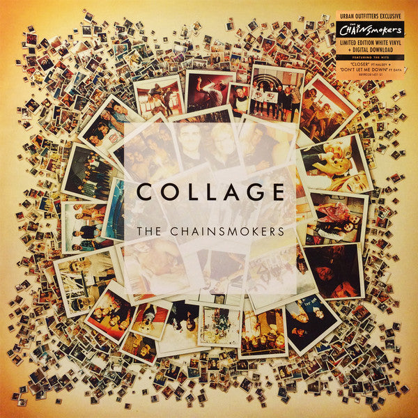 The Chainsmokers - Collage - New Vinyl Record 2017 Columbia Records Limited Edition 12" EP on White Vinyl w/ Download - Electronic / Synth Pop / EDM