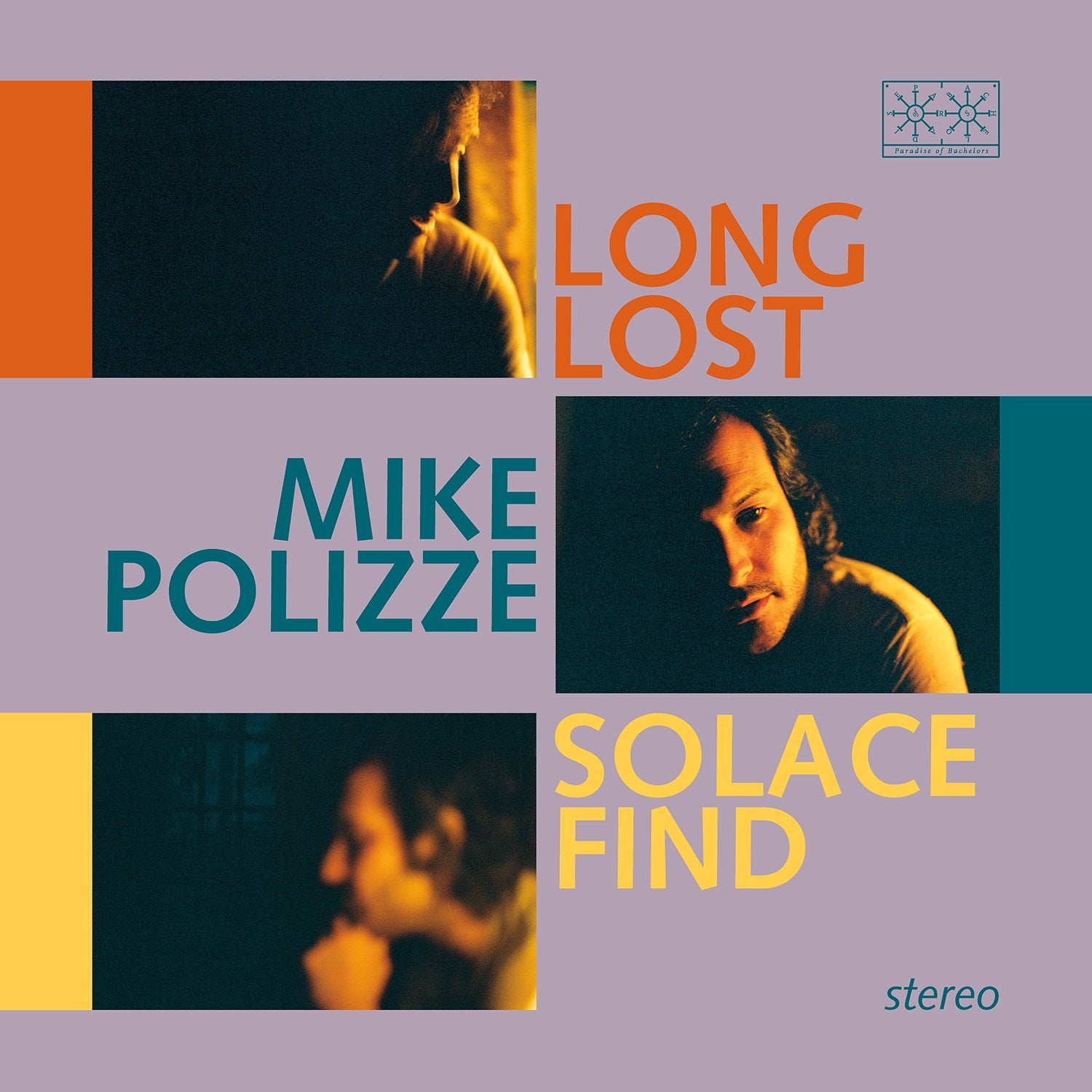 Mike Polizze - Long Lost Solace Find - New LP Record 2020 Paradise of Bachelors Transparent Blue Vinyl - Acoustic Rock