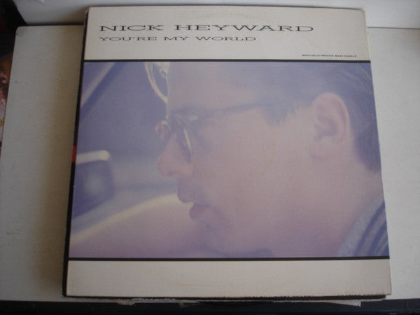 Nick Heyward - You're My World VG+ - 1988 12" Single WEA USA - Synth-Pop
