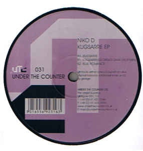 Niko D ‎– Kugsarre - Mint 12" Single REcord 2001 UK Under The Counter Vinyl - Deep House - Shuga Records