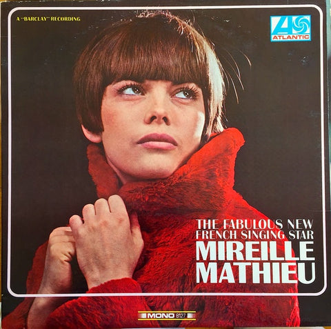 Mireille Mathieu ‎– The Fabulous New French Singing Star - VG LP Record 1966 Atlantic USA Mono Vinyl - Pop / Chanson