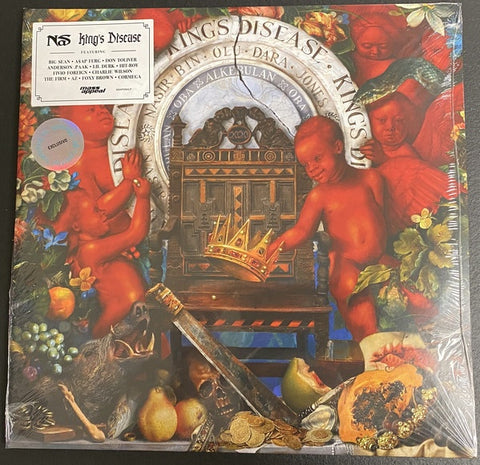 Nas ‎– King's Disease - New 2 LP Record 2020 Mass Appeal/Turntable Lab Exclusive USA Multicolour Splatter Vinyl - Hip Hop