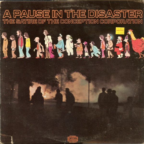 A Pause In The Disaster - The Satire Of The Conception Corporation - VG Stereo 1970 USA - Comedy / Spoken Word - Shuga Records