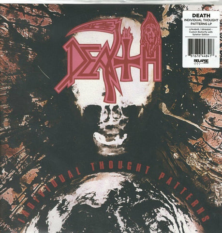 Death – Individual Thought Patterns (1993) - New LP Record 2021 Relapse USA Custom Butterfly with Splatter Viyl - Death Metal / Heavy Metal