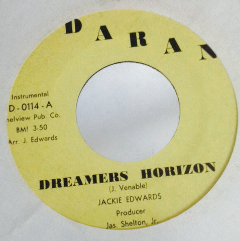 Jackie Edwards And The Soulmakers ‎– Let Me Love You / Dreamers Horizon - New (old stock) 7" Single Record 1960s Daran Vinyl - Chicago Soul / Northern Soul